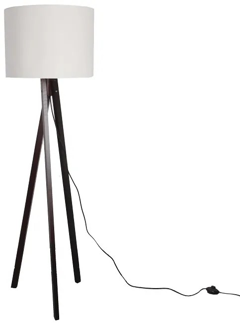 Stojacia lampa Lila Typ 9 - biela / čierna