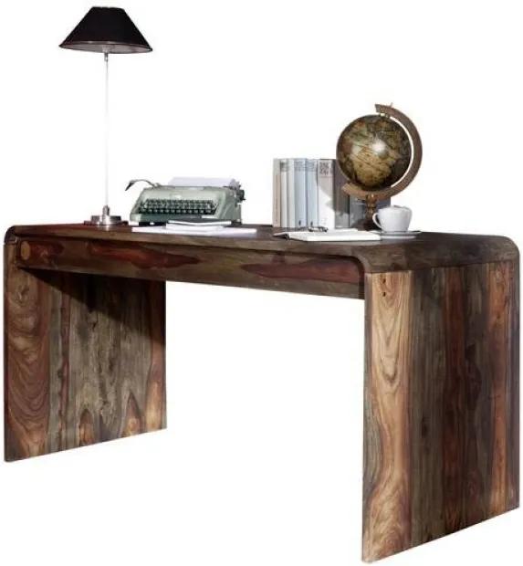 Masiv24 - PLAIN SHEESHAM Písací stôl - drevená pracovná doska 150x70 cm, palisander