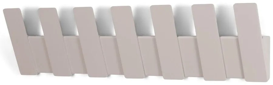 Taupe kovový nástenný vešiak 64 cm Angle – Spinder Design