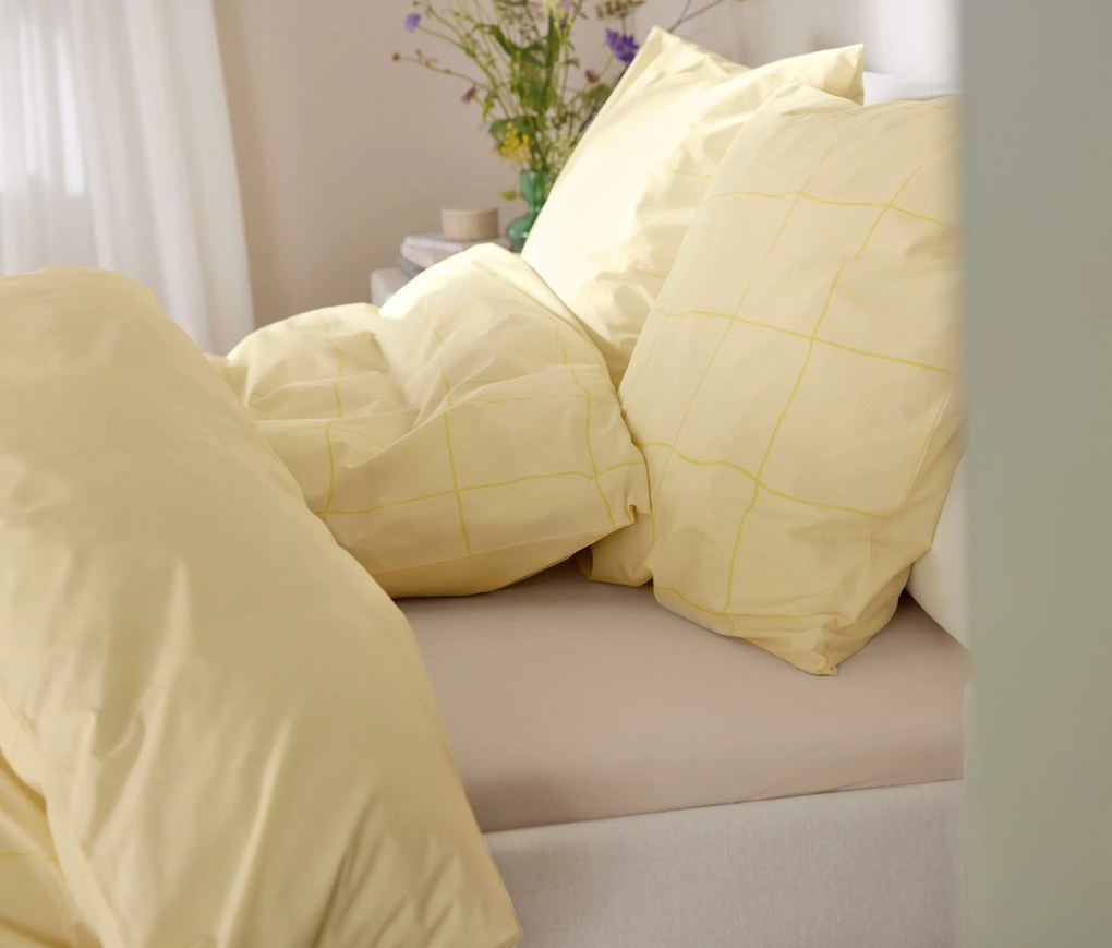 Džersejové napínacie prestieradlo, štandardná veľkosť, béžové