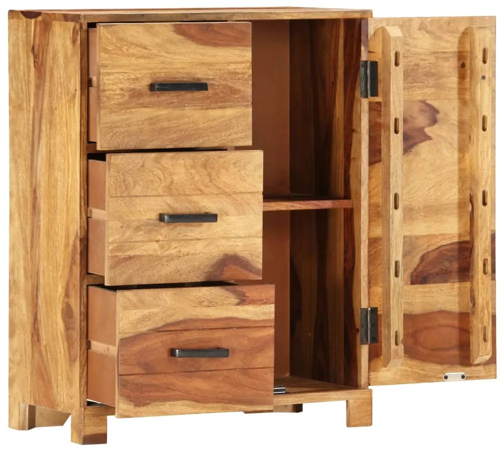 vidaXL Komoda 58x30x75 cm sheeshamový masív
