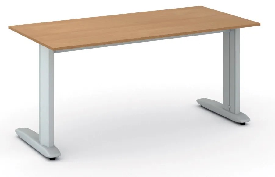 Kancelársky písací stôl PRIMO FLEXIBLE, 160x80 cm, buk