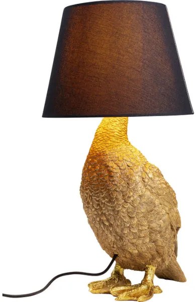 Duck stolná lampa medená/hnedá
