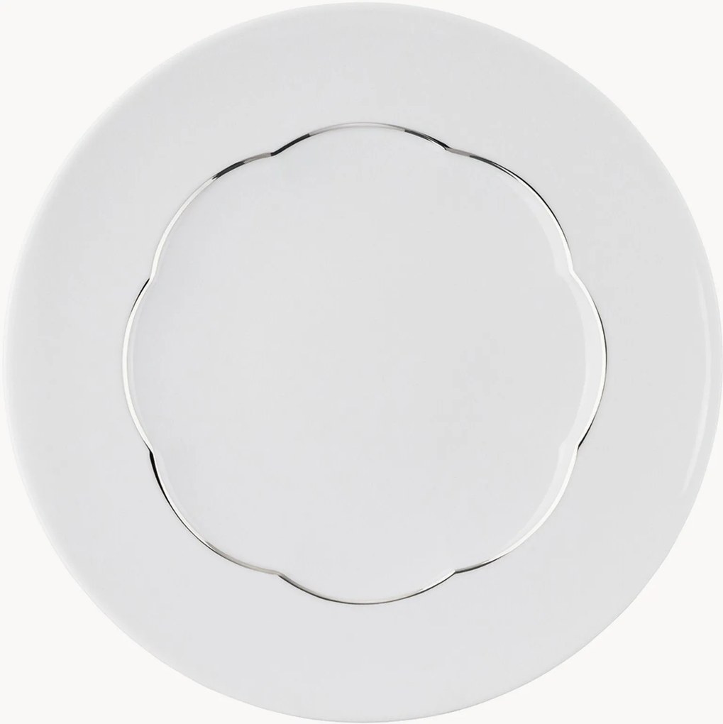 Porcelánové raňajkové taniere Sonetto, 6 ks