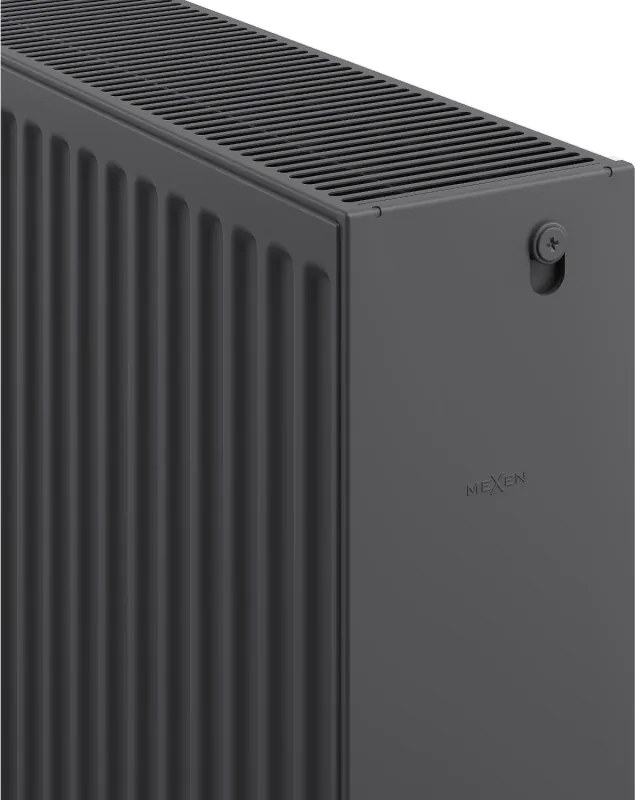 Mexen, panelový radiátor Mexen C33 400 x 600 mm, bočné pripojenie, 1013 W, antracit - W433-040-060-66