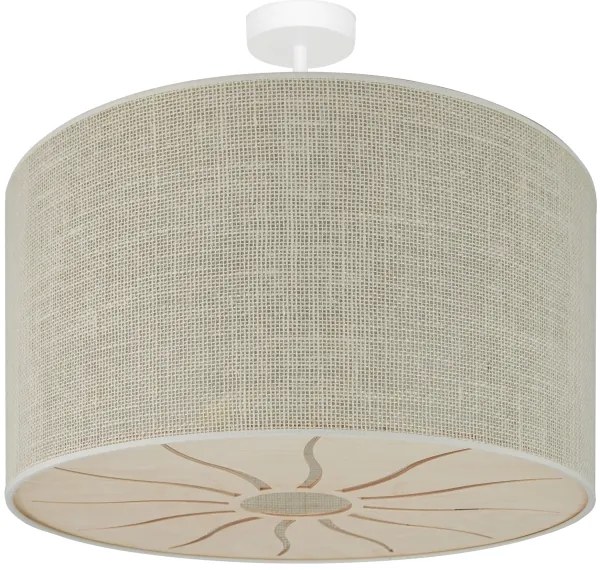 Brilagi - Prisadený luster COUNTRY ROLLER 1xE27/15W/230V pr. 50 cm krémová