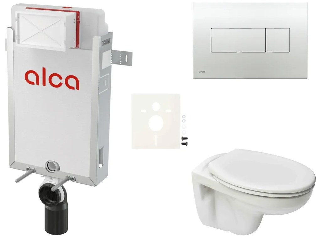 Cenovo zvýhodnený závesný WC set Alca na zamurovanie + WC S-Line S-line Pre SIKOAP5
