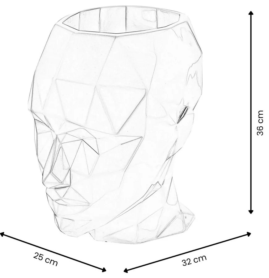 Dekor dizajn lampa Head of a Woman 32*50*25