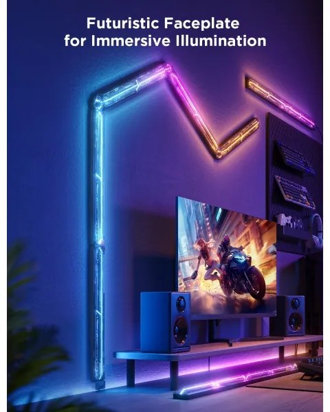 Govee - Smart Gaming (4+1) nástenné svietidlo RGBIC Wi-Fi