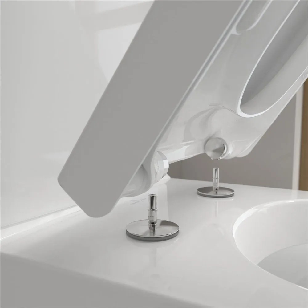 VILLEROY &amp; BOCH Subway 2.0 WC misa kombi s hlbokým splachovaním bez vnútorného okraja, zadný odpad, 370 x 700 mm, biela alpská, 5617R001