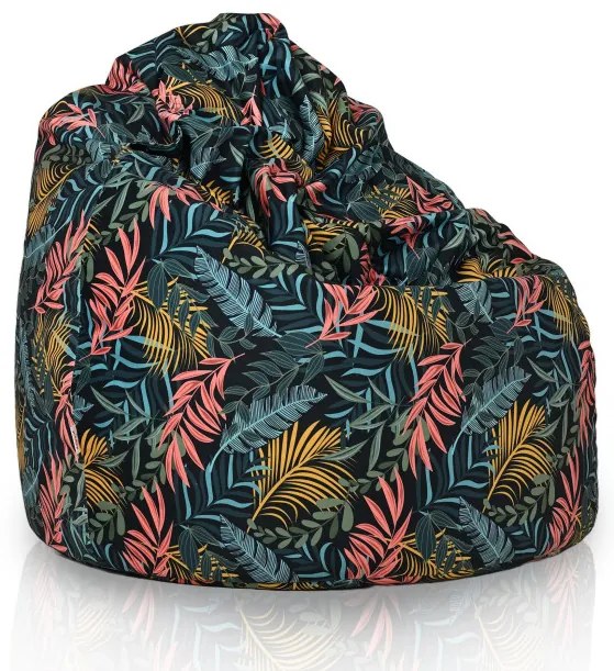 Sedací vak Sako farebné listy