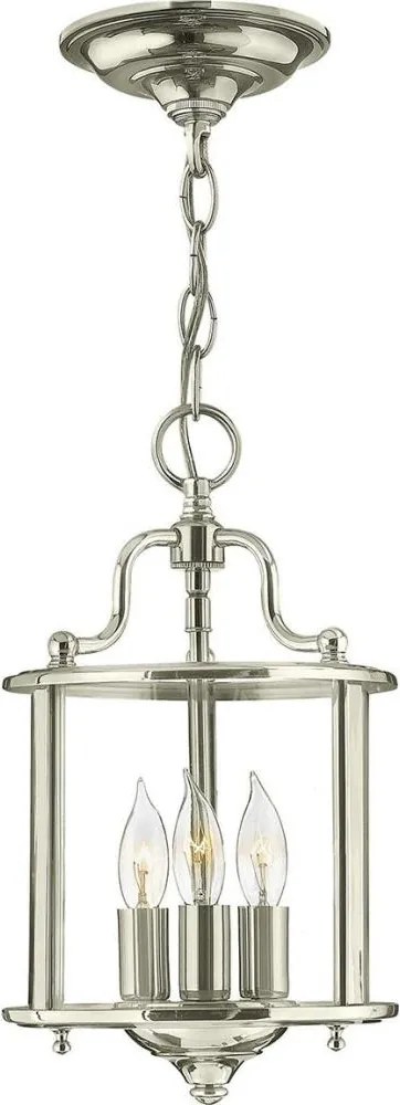 Hinkley HK-GENTRY-P-S-PN - Luster na reťazi GENTRY 3xE14/60W/230V lesklý chróm