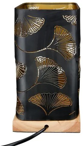 Kovové svietidlo black & gold GINKO