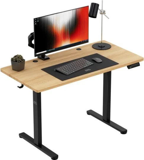 Elektrický výškovo nastaviteľný stôl Mark Adler Leader 6.9 Dub Craft / čierny