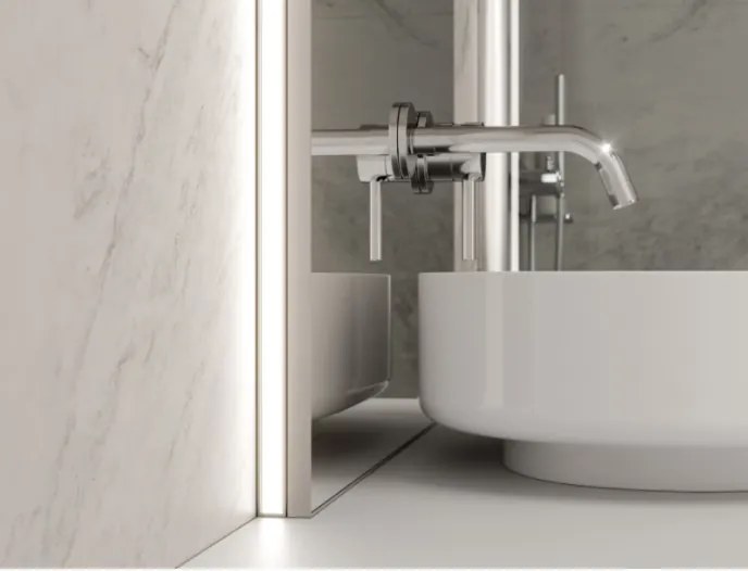 Led-Labs LED profil LUMINES typ D strieborný elox 3m