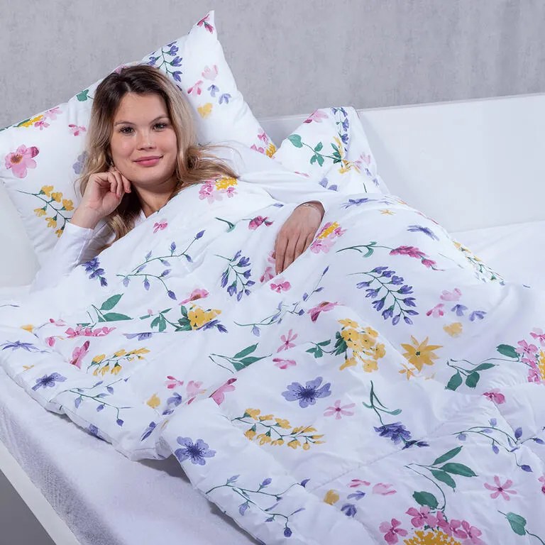 Letná sada periny a vankúša FLORA