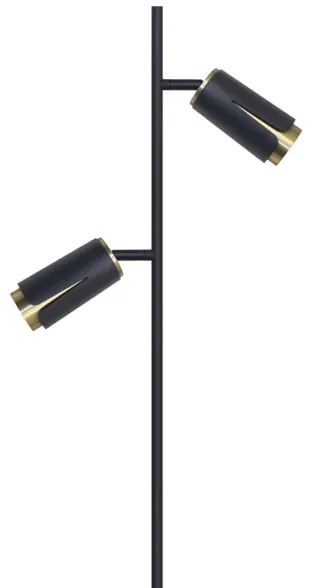 Stojacia lampa FLOWER 2xGU10/8W/230V čierna