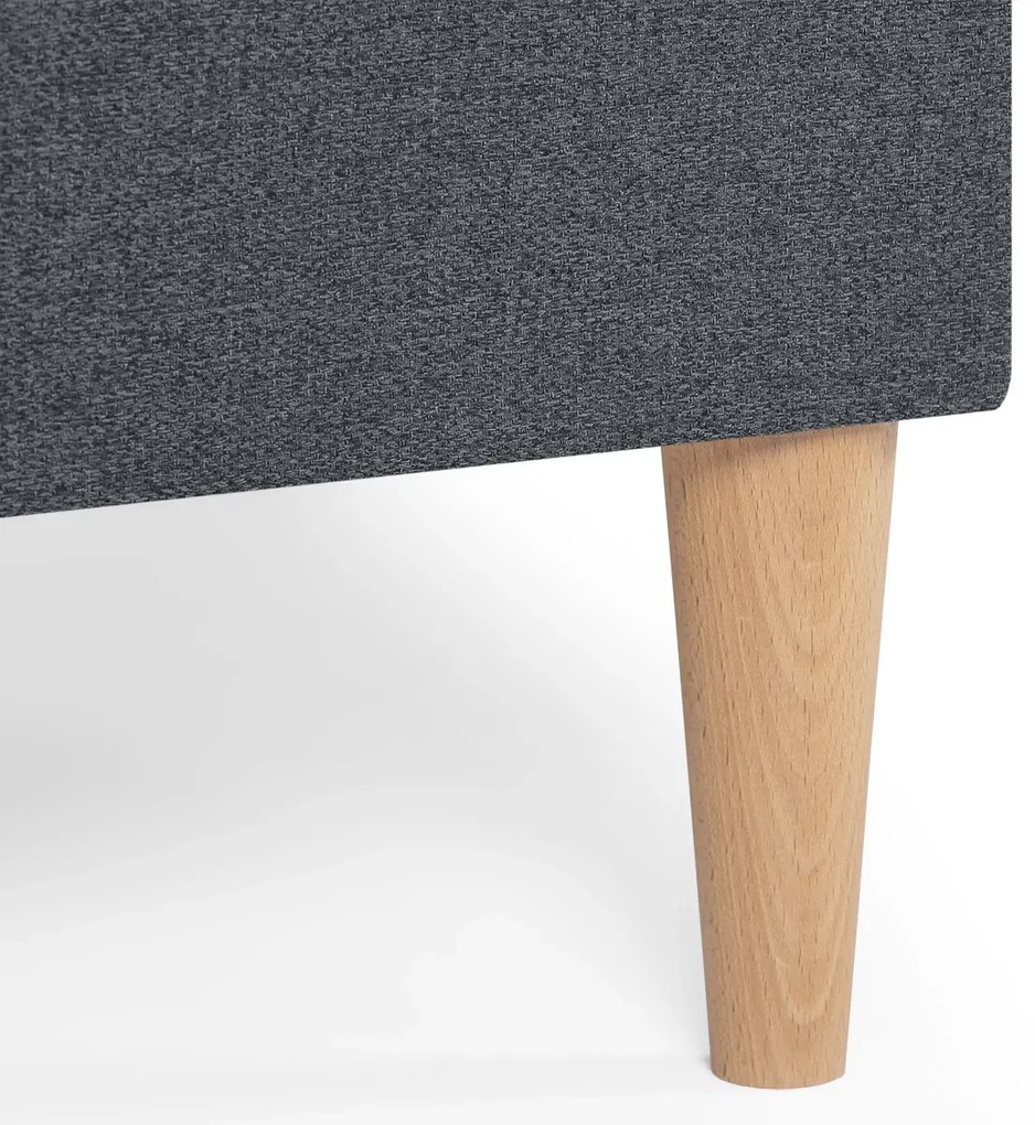 Rozkládací rohová sedací souprava DORIS Šedá