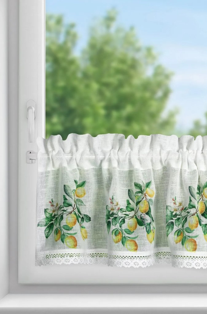 KRÁTKA ZÁCLONA NA PÁSKE KSENIA 150X30 CM VIACFAREBNÁ