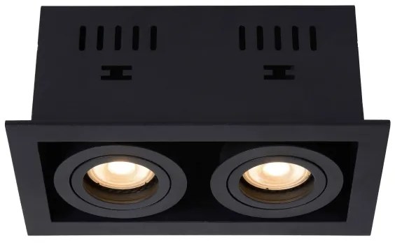 Lucide 09926/02/30 - Podhľadové svietidlo CHIMNEY 2xGU10/50W/230V čierna
