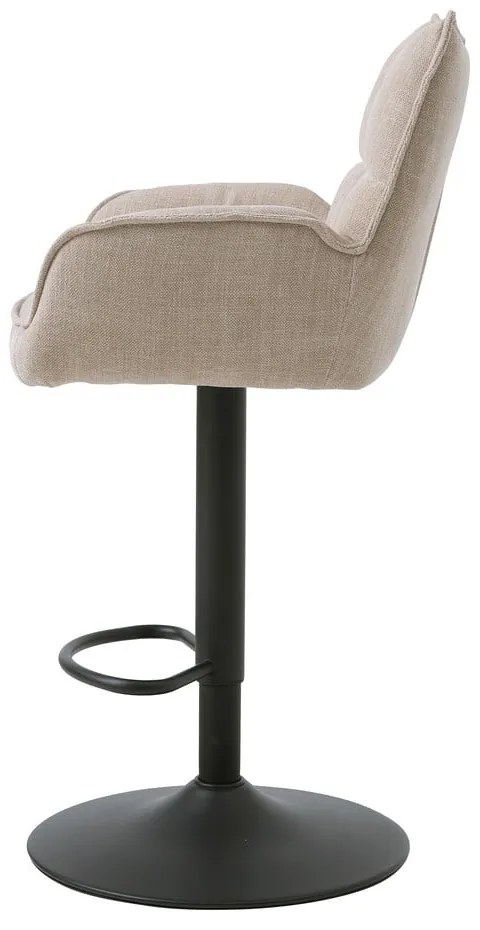 Krémové barové stoličky s nastaviteľnou výškou v súprave 2 ks Marilla – Unique Furniture