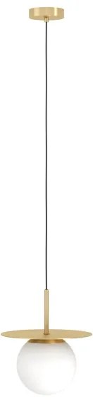 Eglo 39952 - Luster na lanku ARENALES 1xE27/40W/230V zlatá