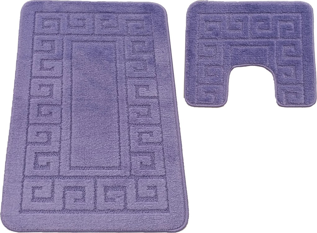 DY Kúpeľňová sada Montana s výrezom Ethnic Dark Lilac