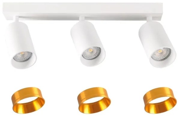 Bodové svietidlo MARIBEL 3xGU10/10W/230V biela