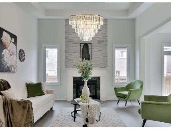 MAXLIGHT P0424 - Luster na lanku MONACO 15xG9/40W/230V pr. 60 cm zlatá