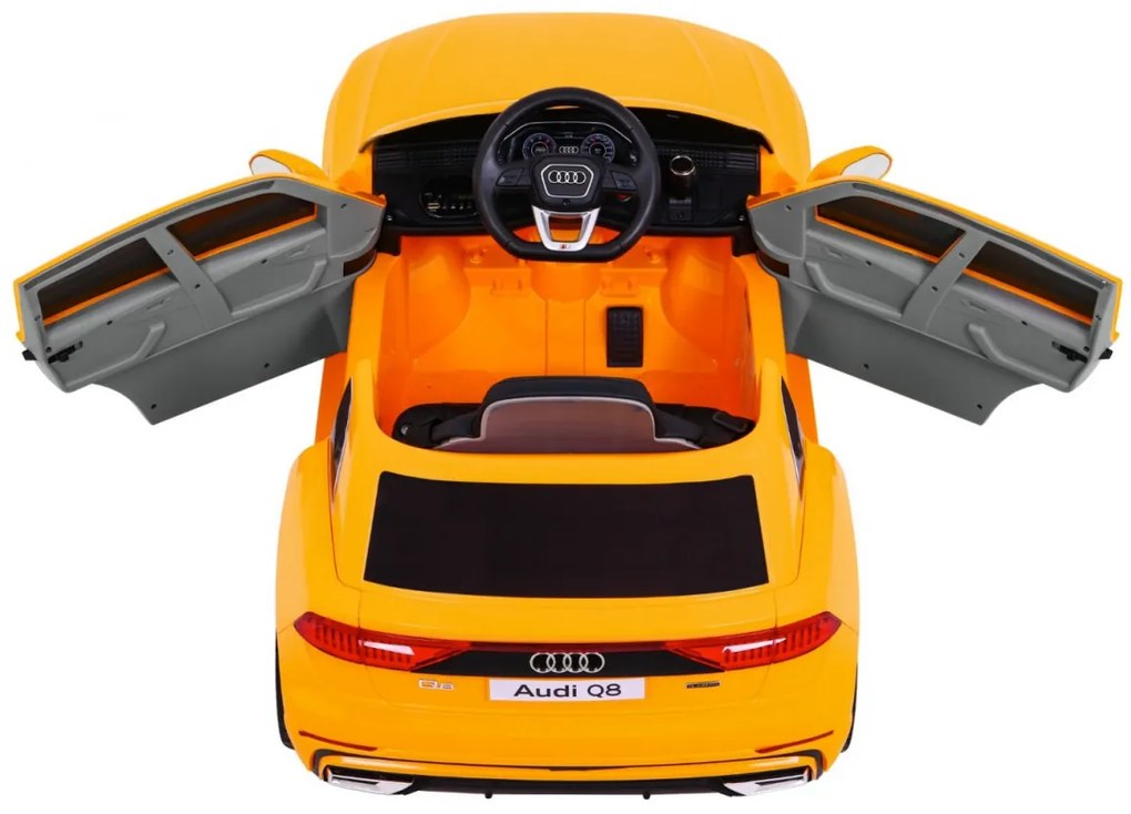 RAMIZ Elektrické autíčko RS AUDI Q8 JJ2066 - žlté
