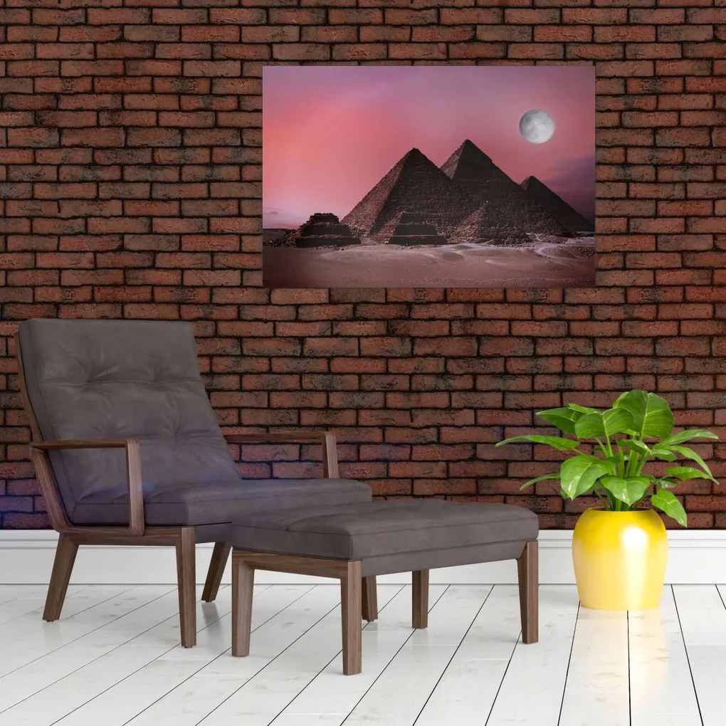 Obraz - Pyramídy Giza, Egypt (90x60 cm)