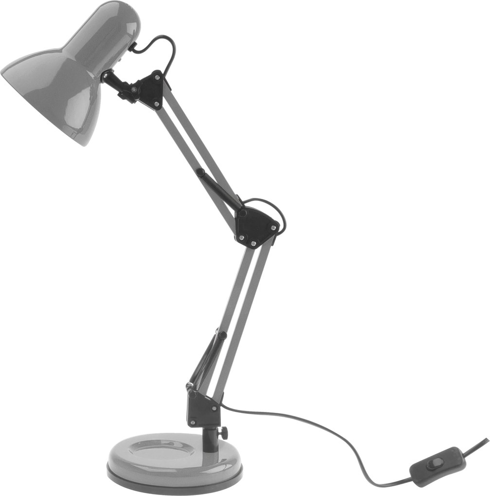Sivá pracovná lampa Hobby3