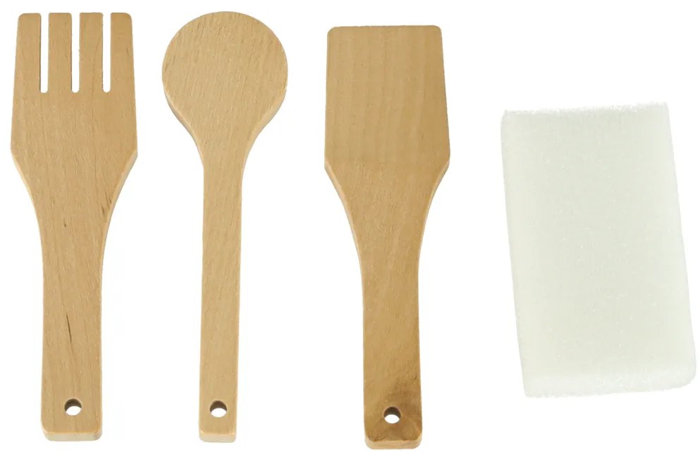 KIK Detská kuchynka mdf drevená s príslušenstvom vodovodný kohútik zvuky svetla 90 cm pastelová