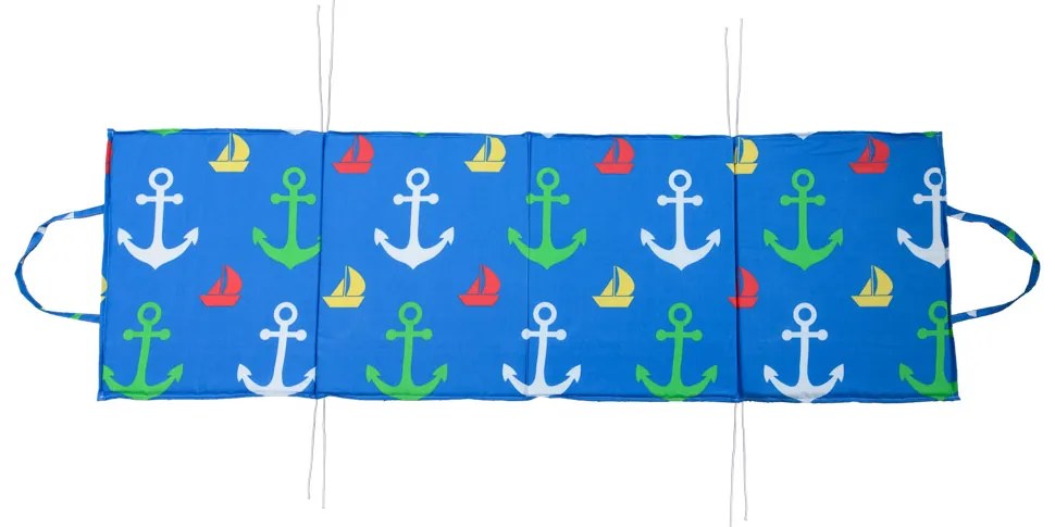 Plážové ležadlo SHIP GRAPNEL modré