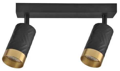 Bodové svietidlo ARRAS 2xGU10/10W/230V čierna