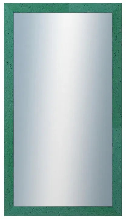 DANTIK - Zrkadlo v rámu, rozmer s rámom 50x90 cm z lišty RETRO zelená (2535)