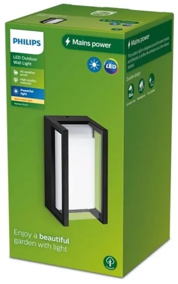 Philips - LED Vonkajšie nástenné svietidlo PYRONA LED/12W/230V IP44