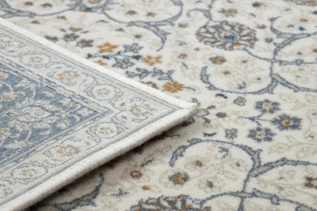 Koberec NAIN Ramka ornament 7179/51913 béž / granát