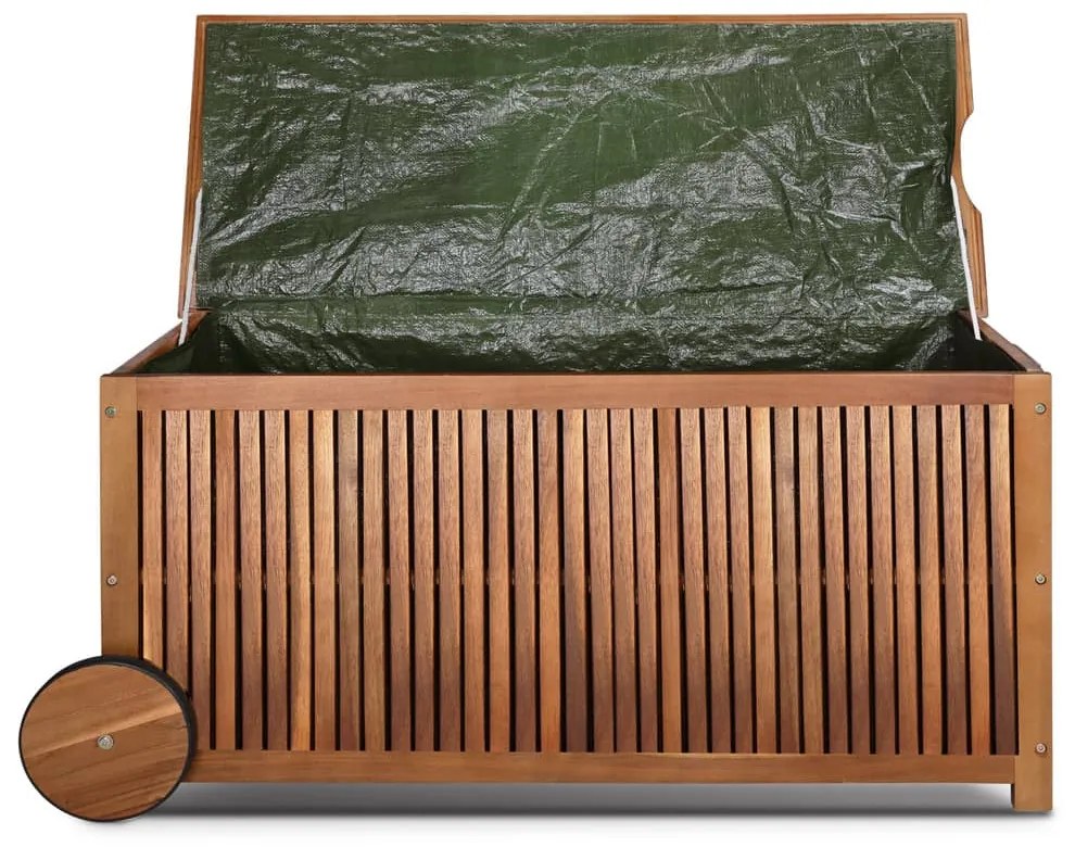 InternetovaZahrada - Drevený úložný box - agát - 117 cm