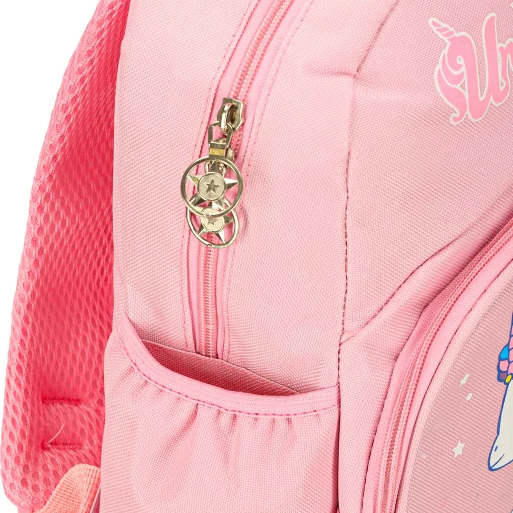 KIK Ružový detský batoh s jednorožcom do škôlky 7 L, odolný ľahký 30×22×11 cm