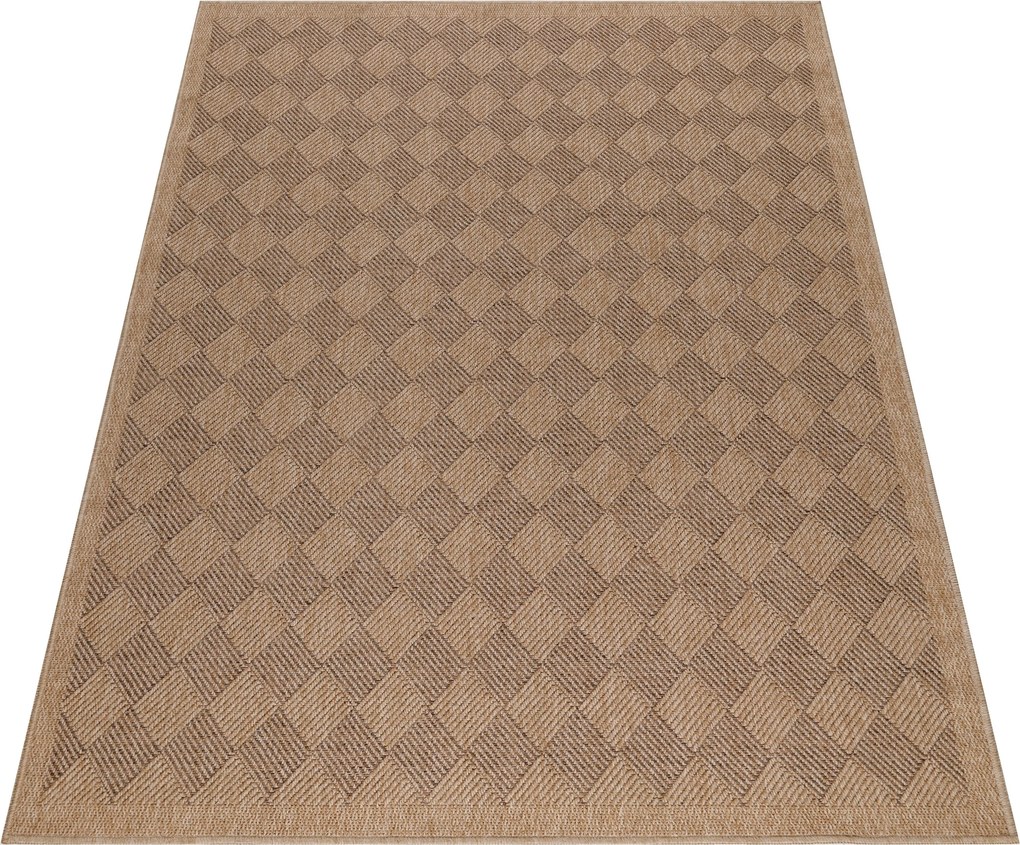 Ayyildiz, Koberec behúň Dhaka 8713 Black, 80x250, hnedá, chodba / predsieň