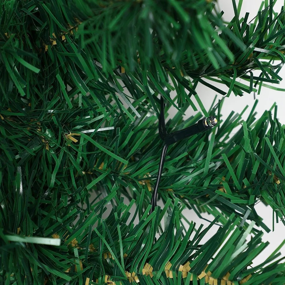 Světelný vánoční LED řetez Merry Christmas 5 m zelený