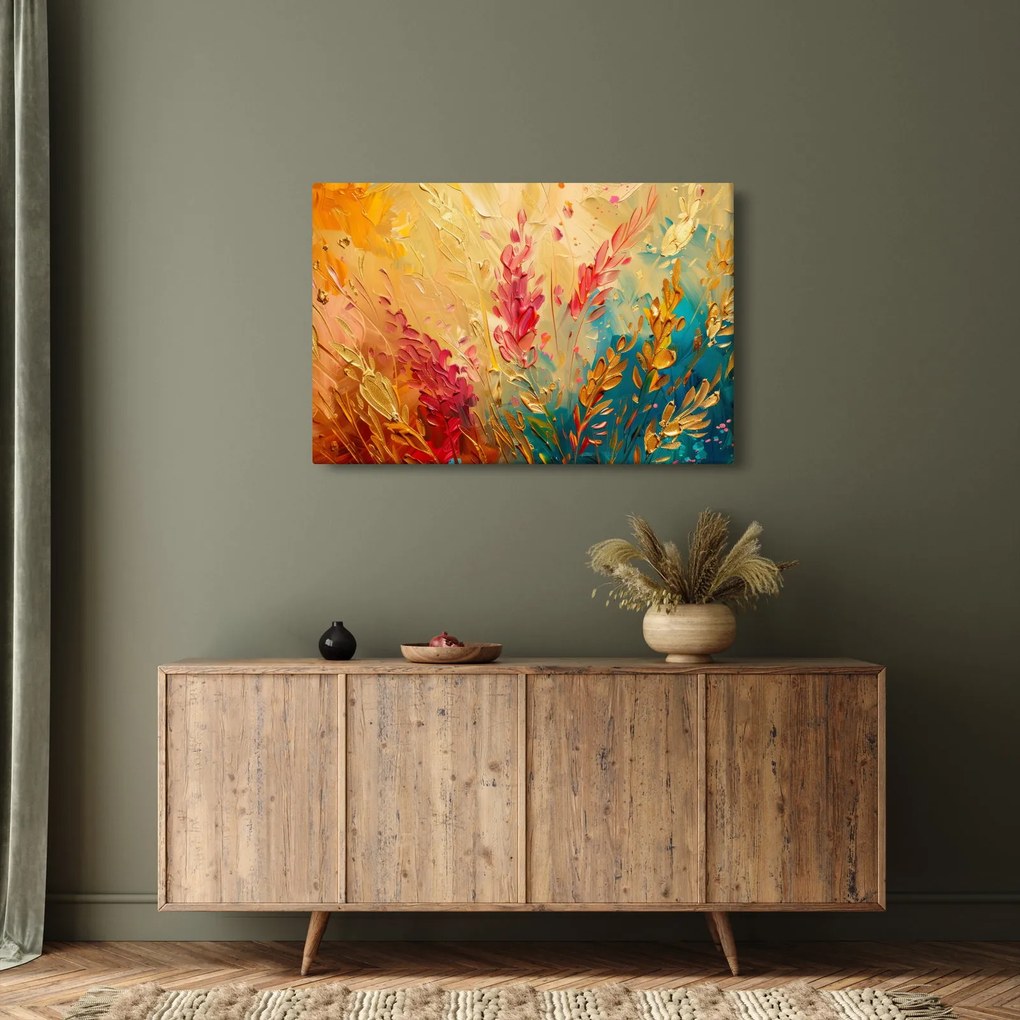 Obraz - Maľba poľa (90x60 cm)