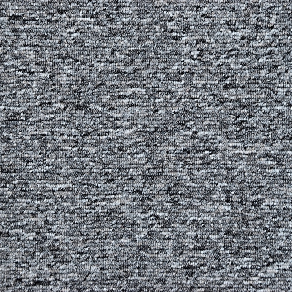 Timzo, Koberec metráž Mammut 8027 šedý, na mieru, šíře 4m, šedá, ab (mriežka), chodba / predsieň