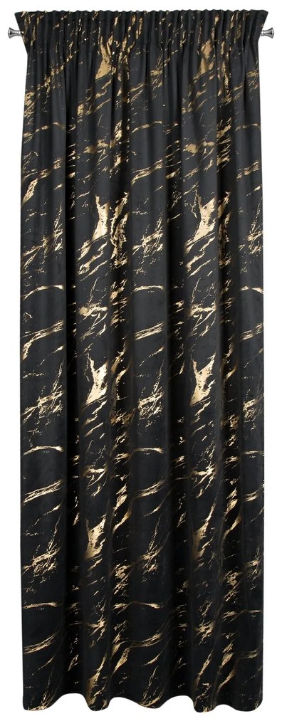 ZATEMŇOVACÍ ZÁVES NA PÁSKE MOLLY 140X270 CM VZOROVANÁ