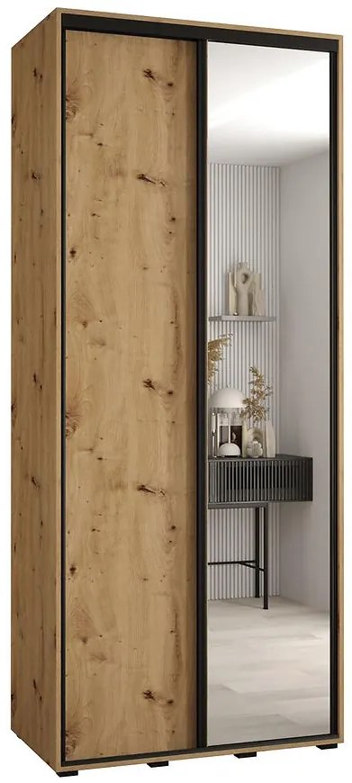 Skriňa 45 Canaris 3 110 artisan/čierna