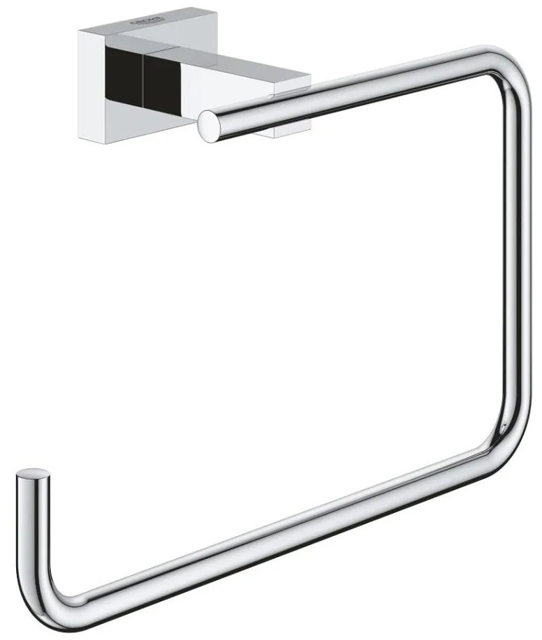GROHE 40510001 - Držiak na uteráky ESSENTIALS CUBE 188 mm lesklý chróm