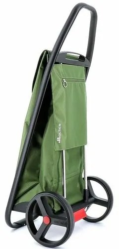 Rolser Nákupná taška na kolieskach Com MF 8 Black Tube, zelená