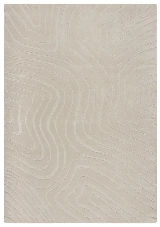 Krémový ručne tkaný vlnený koberec 200x290 cm Mesmerise Natural – Flair Rugs