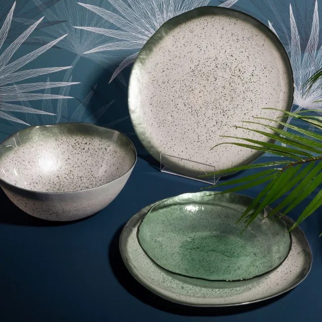 Dekoračný podnos MONTE 3 zelený